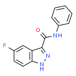 1H-Indazole-3-carboxamide,5-fluoro-N-phenyl-(9CI) picture