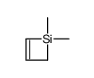 1,1-dimethyl-2H-silete Structure