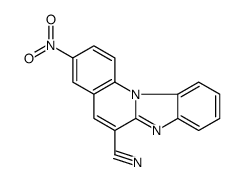 3-nitrobenzimidazolo[1,2-a]quinoline-6-carbonitrile Structure