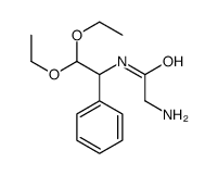 2-amino-N-(2,2-diethoxy-1-phenylethyl)acetamide Structure