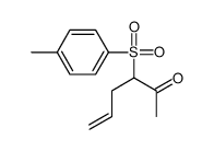 3-(4-methylphenyl)sulfonylhex-5-en-2-one Structure