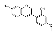 3-(2-hydroxy-4-methoxyphenyl)-2H-chromen-7-ol Structure