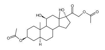 3β-四氢皮质醇3,21-双乙酸盐结构式