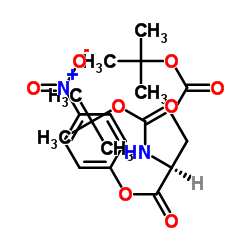 Boc-Glu(OtBu)-Onp Structure