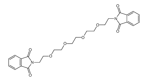 2,2'-(3,6,9,12-tetraoxatetradecane-1,14-diyl)bis(isoindoline-1,3-dione)结构式