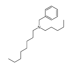 Benzylamine, N-octyl-N-pentyl-,结构式