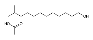 acetic acid,11-methyldodecan-1-ol Structure