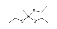 tris(ethylthio)methylsilane结构式