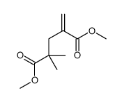 dimethyl 2,2-dimethyl-4-methylidenepentanedioate Structure