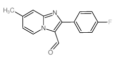 2-(4-Fluoro-phenyl)-7-methyl-imidazo[1,2-a]-pyridine-3-carbaldehyde Structure