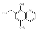 7-Quinolinemethanol,8-hydroxy-5-methyl-结构式