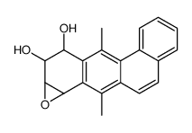 1a,2,3,11b-Tetrahydro-4,11-dimethylbenz(5,6)anthra(1,2-b)oxirene-2,3-diol Structure