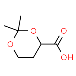 1,3-Dioxane-4-carboxylicacid,2,2-dimethyl-(9CI) structure