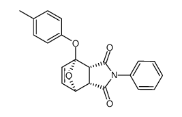 (3aR,4R,7R,7aS)-2-phenyl-4-(p-tolyloxy)-3a,4,7,7a-tetrahydro-1H-4,7-epoxyisoindole-1,3(2H)-dione Structure