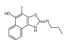 Naphtho[1,2-d]thiazol-5-ol,4-methyl-2-(propylamino)-结构式