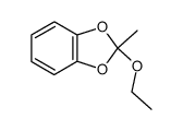 2-Ethoxy-2-methylbenzo-1,3-dioxolane结构式