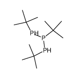 1,2,3-Tri-tert-butyltriphosphan Structure