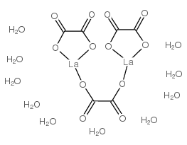 草酸镧(III)结构式