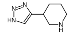 Piperidine, 3-(2H-1,2,3-triazol-4-yl)- (9CI)结构式