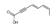 octa-4,6-dien-2-ynoic acid Structure