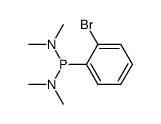 ortho-bis(dimethylamino)phosphinobromobenzene结构式