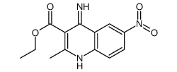 ethyl 4-amino-2-methyl-6-nitroquinoline-3-carboxylate结构式