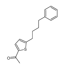 1-[5-(4-phenyl-butyl)-[2]thienyl]-ethanone结构式