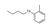 butyl(2-methylphenyl)tellane Structure