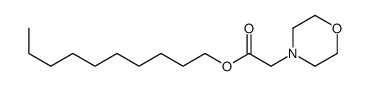 decyl 2-morpholin-4-ylacetate Structure