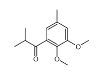 1-(2,3-dimethoxy-5-methylphenyl)-2-methyl-propan-1-one结构式