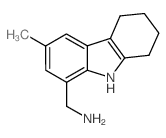 C-(3-Methyl-6,7,8,9-tetrahydro-5H-carbazol-1-yl)-methylamine structure