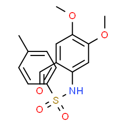 N-(2-FORMYL-4,5-DIMETHOXY-PHENYL)-4-METHYL-BENZENESULFONAMIDE Structure