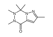 2,5,6,7,7-Pentamethyl-6,7-dihydro-5H-pyrazolo[1,5-d][1,2,4]triazin-4-one Structure