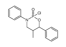 2-Chloro-5-methyl-3,6-diphenyl-[1,3,2]oxazaphosphinane 2-oxide Structure