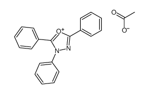 2,3,5-triphenyl-1,3,4-oxadiazol-3-ium,acetate结构式