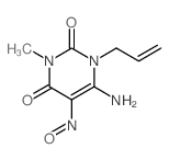 1-Allyl-6-amino-3-methyl-5-nitroso-2,4(1H,3H)-pyrimidinedione picture