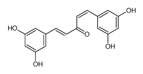 1,5-bis(3,5-dihydroxyphenyl)penta-1,4-dien-3-one Structure