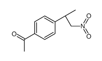 1-[4-[(2S)-1-nitropropan-2-yl]phenyl]ethanone Structure