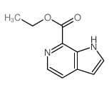 Ethyl 1H-pyrrolo[2,3-c]pyridine-7-carboxylate structure