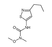 1-methoxy-1-methyl-3-(3-propyl-1,2-thiazol-5-yl)urea Structure