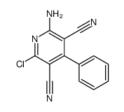 2-氨基-6-氯-4-苯基-吡啶-3,5-二甲腈图片