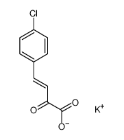 potassium 4-(4-chlorophenyl)-2-oxobut-3-enoate结构式