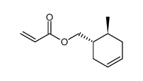 (+-)-acrylic acid-(6t()-methyl-cyclohex-3-en-r-ylmethyl ester)结构式