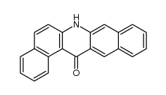 7H-dibenz[a,i]acridin-14-one结构式