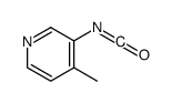 3-isocyanato-4-methylpyridine Structure