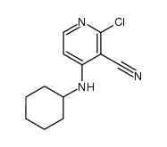 2-chloro-4-(cyclohexylamino)nicotinonitrile Structure