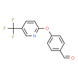 4-[5-(Trifluoromethyl)pyridin-2-yloxy]benzaldehyde结构式