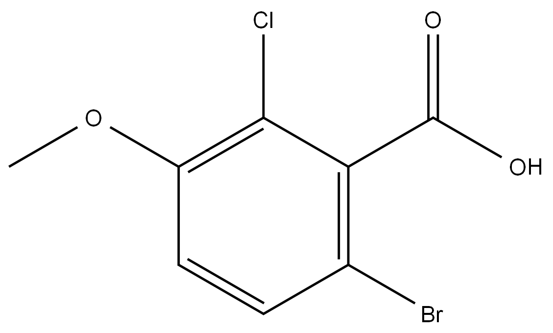 6-溴-2-氯-3-甲氧基苯甲酸图片