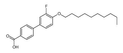 4-[4-(Decyloxy)-3-fluorophenyl]-benzoic acid结构式