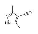 3,5-二甲基-4-氰基吡唑结构式
